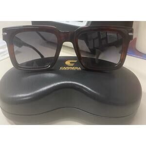 New CARRERA Unisex Mens 316/S EX490 Tort Brown Plastic Grey SUNGLASSES Case